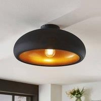 Lindby Ceiling Light /'Gerwina/' dimmable (Modern) in Black Made of Metal for e.g. Living Room & Dining Room (1 Light Source, E27) from Ceiling lamp, lamp