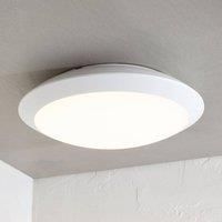LED Ceiling Light Outdoor /'Naira/' (Modern) in White (1 Light Source,) from Lindby | Outdoor Light