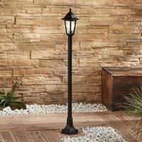 Outdoor Lights /'Nane/' dimmable (Antique, Vintage) in Black (1 Light Source, E27) from Lindby | Garden Light, Path Light, Bollard Light, Path lamp, Pillar Light