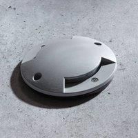 Lindby LED Recessed Floor Light /'Nandita/' (Modern) in Silver Made of Aluminium (1 Light Source,) from Outdoor recessed Floor Light