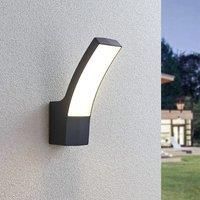 Lindby Ilvita LED outdoor wall lamp, anthracite