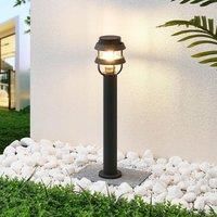 Lindby Alvaro bollard light in dark grey, 60 cm