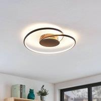 Lindby Joline LED ceiling light, rust, 45 cm