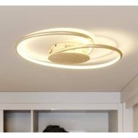 Lindby Joline LED ceiling light, gold, 45 cm