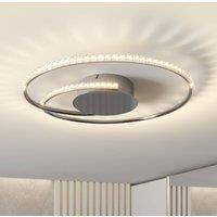 Lindby Joline LED ceiling light, crystal, 45 cm