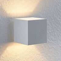 Lindby Wall Light /'Mirza/' dimmable (Modern) in White Made of Aluminium for e.g. Living Room & Dining Room (1 Light Source, G9) from Wall Lighting, Wall lamp
