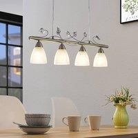 Lindby Yannie linear pendant light, four-bulb