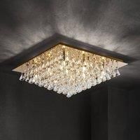 Lindby LED Ceiling Light /'Margit/' (Modern) in Silver Made of Metal for e.g. Living Room & Dining Room (1 Light Source,) from Ceiling lamp, lamp