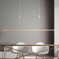 Rothfels Lucande LED hanging light Tolu brass 139 cm