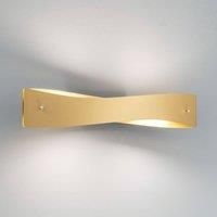 Rothfels Lian LED wall light, brass, black