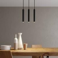 Arcchio Ceiling Light /'Franka/' (Modern) in Black Made of Aluminium for e.g. Living Room & Dining Room (3 Light Sources,) from Pendant Lighting, lamp, Hanging lamp, lamp, Ceiling lamp, Hanging Light