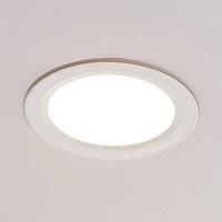 ELC Pan LED recessed panel round, 3,000 K 22.5cm