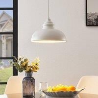 Lindby Cliona hanging light, matt white