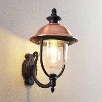 Lindby Clint outdoor wall light, standing lantern