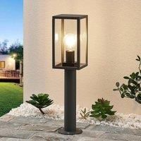 Lindby Filimon pedestal light, dark grey, E27