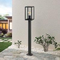 Outdoor Lights /'Filimon/' dimmable (Modern) in Black Made of Aluminium (1 Light Source, E27) from Lindby | Garden Light, Path Light, Bollard Light, Path lamp, Pillar Light