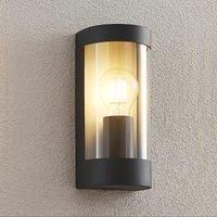 Lindby Junias outdoor wall light, semicircle, E27