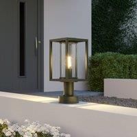 Lucande Outdoor Lights /'Ferda/' dimmable (Modern) in Black Made of Aluminium (1 Light Source, E27) from Pillar Lights, Garden Light, Path Light, Bollard Light, Path lamp, Pillar Light