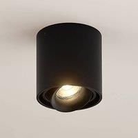 Arcchio Walza downlight, GU10, black