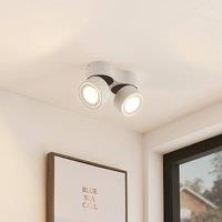 Arcchio Rotari LED ceiling spotlight 2-bulb 2x8.9W