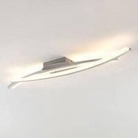 Lindby Elarit LED ceiling light, chrome-plated
