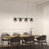 Lucande Dustian hanging light, four-bulb