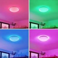 Lindby Janosch LED ceiling light, remote control