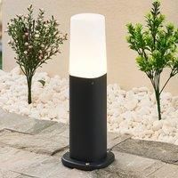 Lucande Outdoor Lights /'Eibo/' dimmable (Modern) in Black Made of Aluminium (1 Light Source, E14) from Pillar Lights, Garden Light, Path Light, Bollard Light, Path lamp, Pillar Light