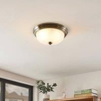 Lindby Pakka ceiling light, antique brass