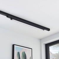 Track Lighting 3-Phase /'Harlow/' (Modern) in Black Made of Aluminium for e.g. Office & Workroom (1 Light Source,) from Arcchio | High-Voltage Track Lighting