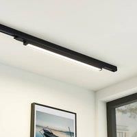 Track Lighting 3-Phase /'Harlow/' (Modern) in Black Made of Aluminium for e.g. Office & Workroom (1 Light Source,) from Arcchio | High-Voltage Track Lighting