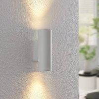 Wall Light /'Joffrey/' dimmable (Modern) in White Made of Aluminium for e.g. Living Room & Dining Room (2 Light Sources, GU10) from Lindby | Wall Lighting, Wall lamp