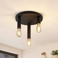 Lindby Belana ceiling light round, 3-bulb