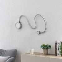 Lindby Rion LED wall light, nickel