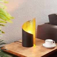 Lindby Table Lamp /'Shanaya/' (Modern) in Black Made of Aluminium for e.g. Living Room & Dining Room (1 Light Source, E27) from Desk Lamps