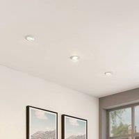 ELC Spotlight Recessed /'Dakarra/' dimmable (Modern) in White Made of Metal for e.g. Living Room & Dining Room (1 Light Source, GU10) from high-Voltage Spotlight, Spotlight, recessed Light, Ceiling