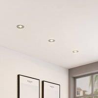 ELC Dakarra downlight set of 10 GU10 nickel