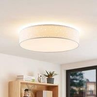 Lindby Ellamina LED ceiling lamp, 60 cm, white