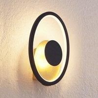 Lindby Feival LED wall light, rust and gold