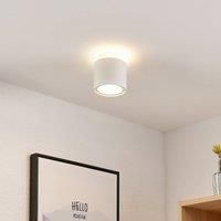 Arcchio Walisa ceiling lamp, frosted glass, white