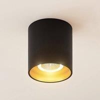 Arcchio Zaki LED ceiling light round black