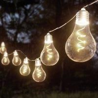 Lindby Outdoor Solar Lights /'Lampini/' in Clear (10 Light Sources,) from Decorative Solar Lights