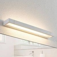Arcchio Jora LED wall lamp, IP44, white, 60 cm