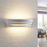 Arcchio Harun LED wall light in white, 30 cm