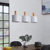 Lindby Kadir hanging light, white