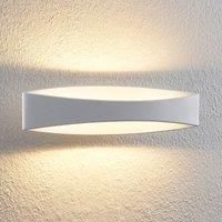 Arcchio Jelle LED wall light, 43.5 cm, white