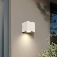 Arcchio LED Outdoor Wall Light /'Tassnim/' dimmable (Modern) in White Made of Aluminium (1 Light Source,) from Wall lamp for Exterior/Interior Walls, House, Terrace und Balcony