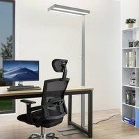 Arcchio Nelvana LED sensor floor lamp, silver