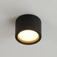 Arcchio Ceiling Light /'Nieva/' dimmable (Modern) in Black Made of Aluminium for e.g. Hallway (1 Light Source, GX53) from Downlight, Business Lighting