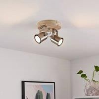 Lindby Mikadi downlight, two-bulb